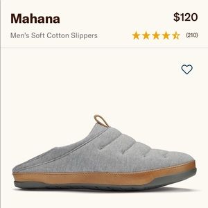 Brand new with tags and box - mens olu kai slippers in vapor